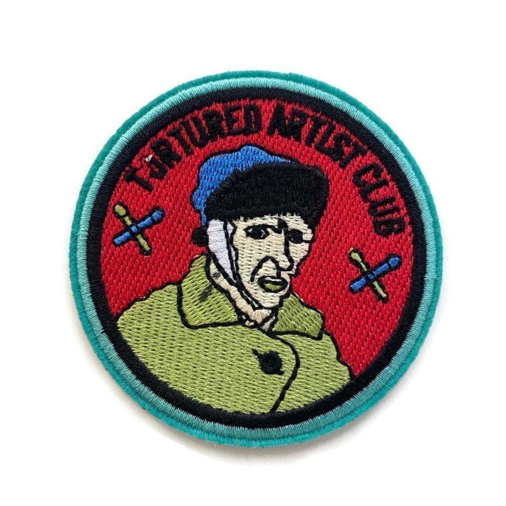 Van Gogh Tortured Artist Embroidered Patch